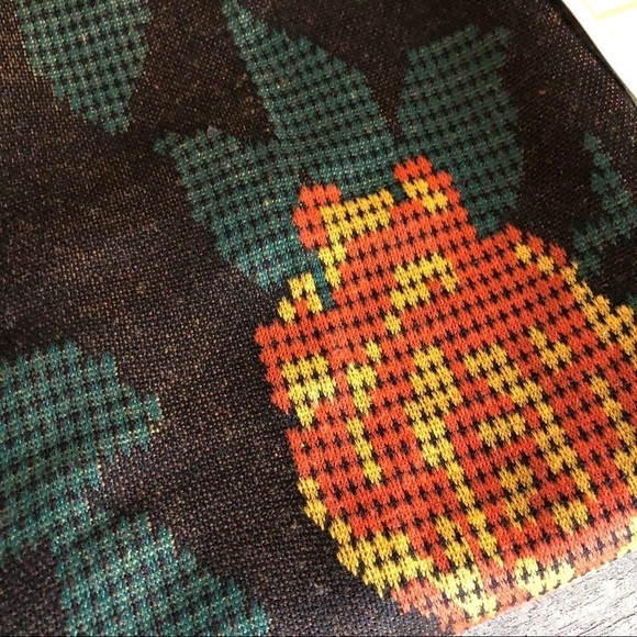 LuLaRoe Cassie Skirt Small Brown Pixel Rose Floral Print Stretch Pencil NWT - Picture 5 of 8